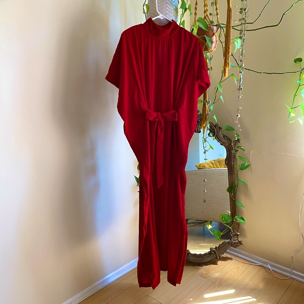 Shahida Parides Red Kaftan